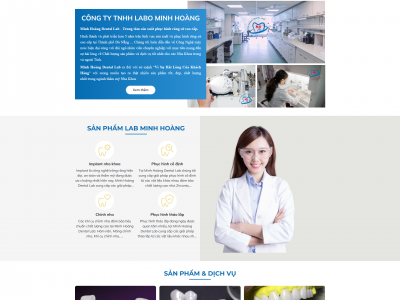  Thiết kế website Labo nha khoa