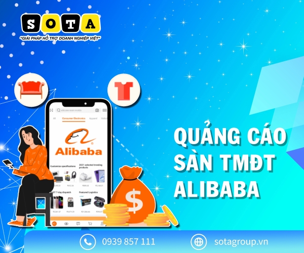Quảng cáo sàn thương mại điện tử Alibaba