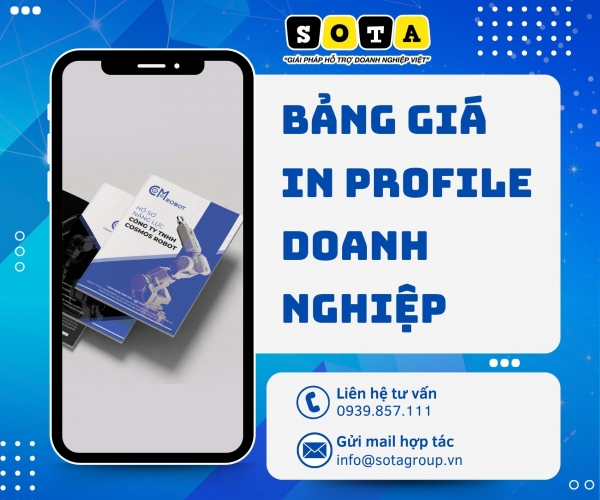 Bảng Giá In Profile doanh nghiệp