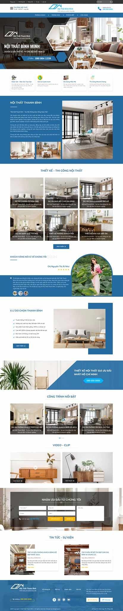 Thiết Kế Website Nội Thất 