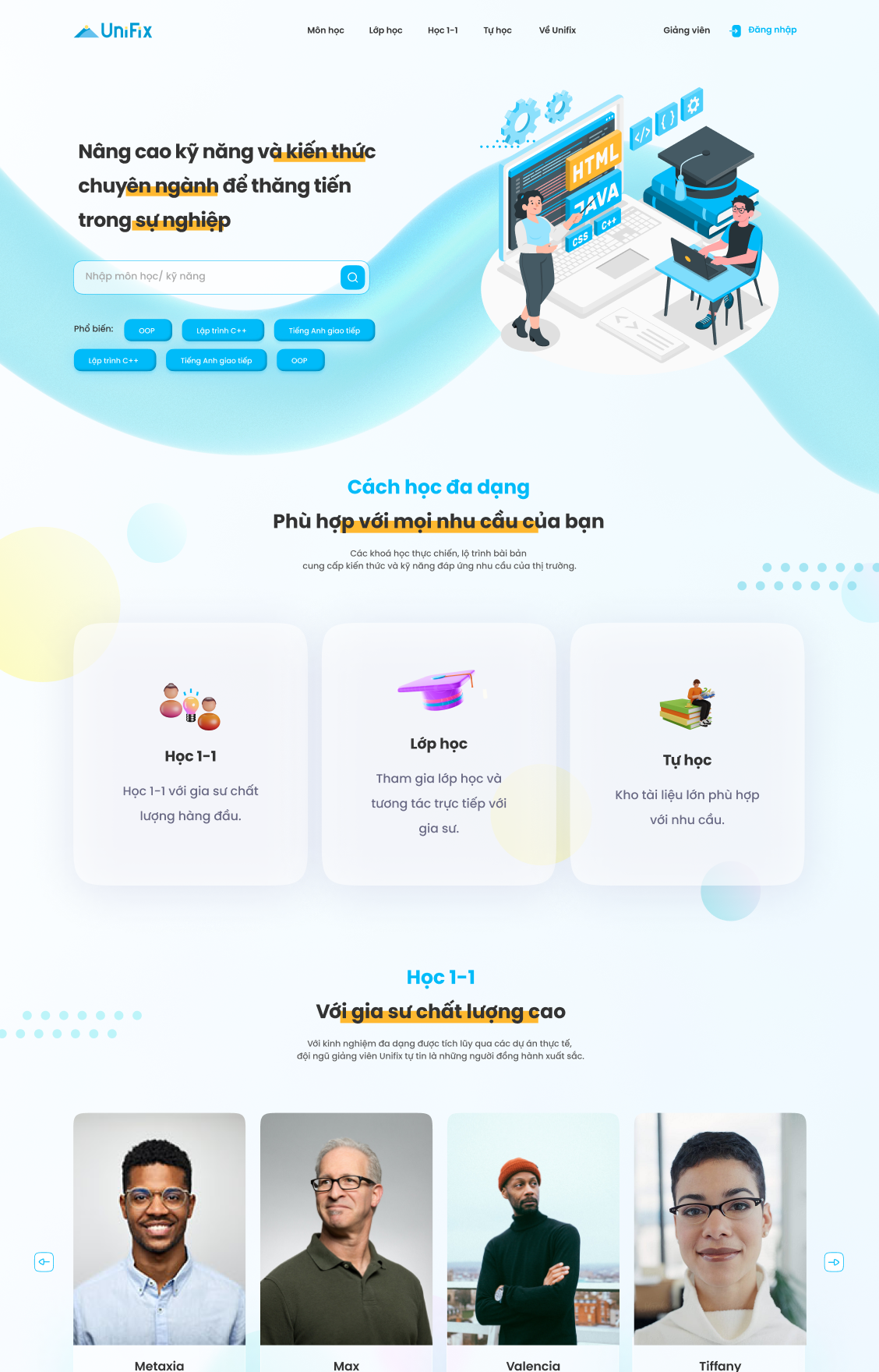 Thiết Kế Website Trung Tâm Anh Ngữ